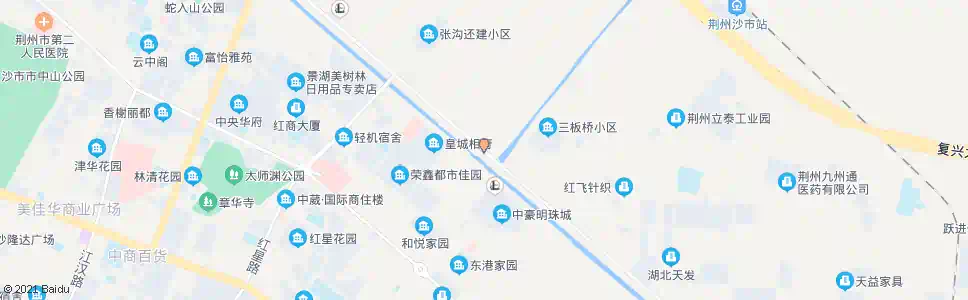 荆州鼓湖路_公交站地图_荆州公交_妙搜公交查询2025
