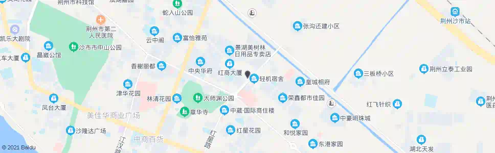 荆州玉桥宾馆_公交站地图_荆州公交_妙搜公交查询2025