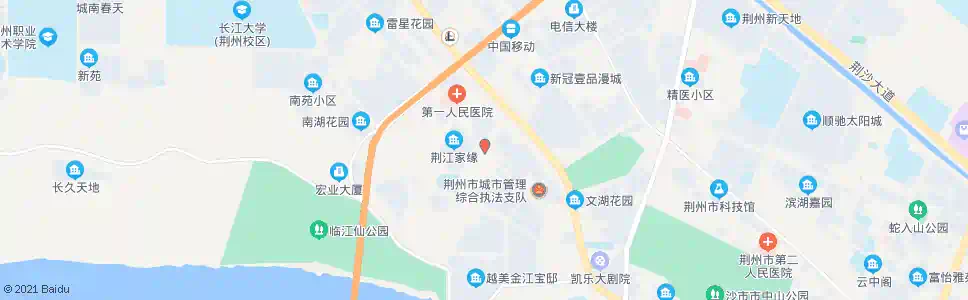 荆州大庆菜场_公交站地图_荆州公交_妙搜公交查询2025