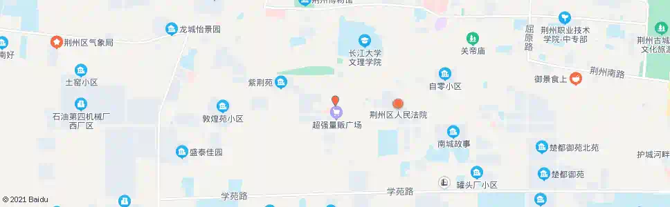 荆州城南大市场_公交站地图_荆州公交_妙搜公交查询2025