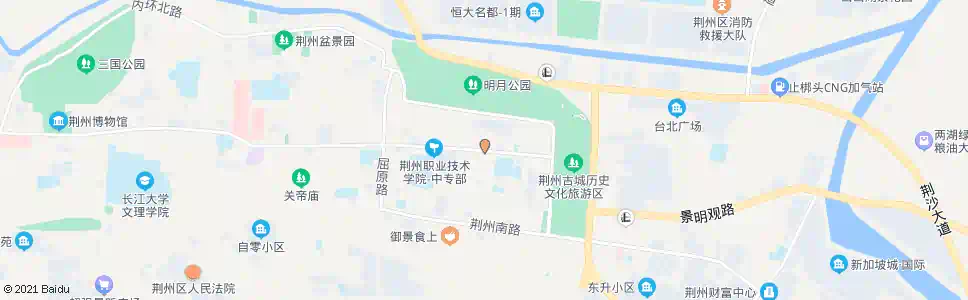 荆州荆东路_公交站地图_荆州公交_妙搜公交查询2025