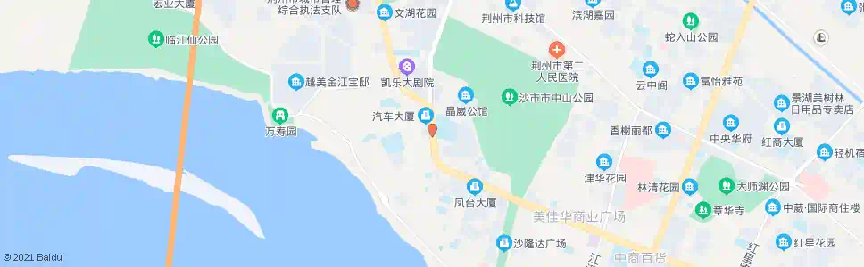 荆州绿化村_公交站地图_荆州公交_妙搜公交查询2025