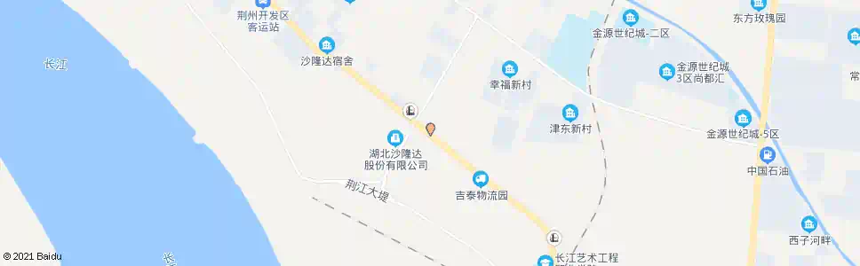 荆州月堤路_公交站地图_荆州公交_妙搜公交查询2025