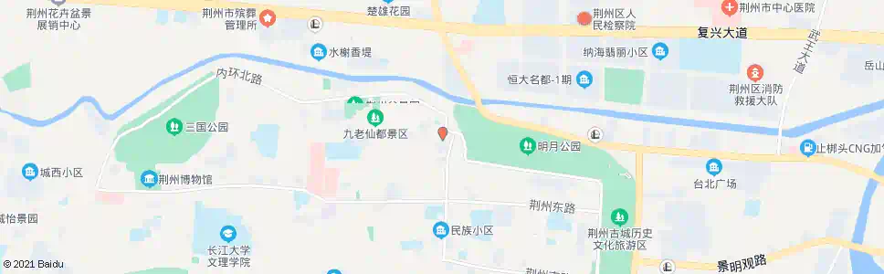 荆州小北门_公交站地图_荆州公交_妙搜公交查询2025