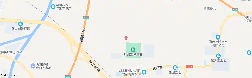 荆州合心桥_公交站地图_荆州公交_妙搜公交查询2025