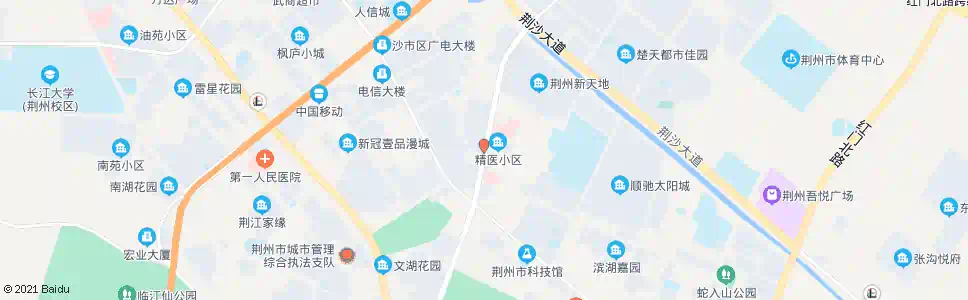 荆州文杰医院_公交站地图_荆州公交_妙搜公交查询2025