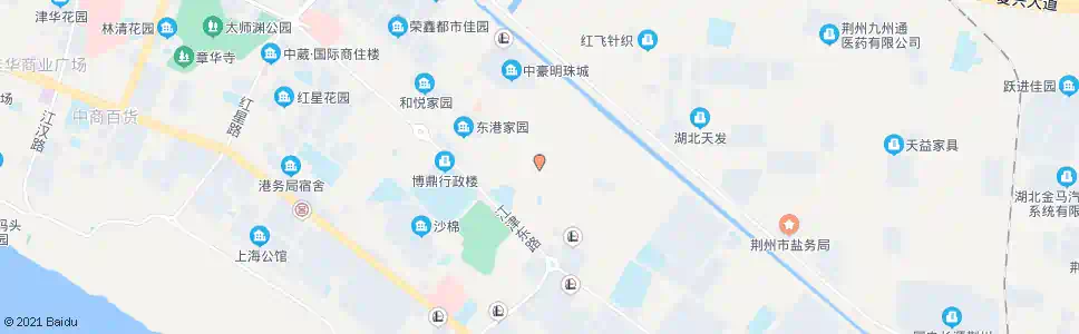 荆州荆棉生活区_公交站地图_荆州公交_妙搜公交查询2025