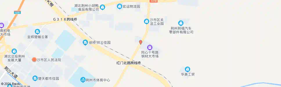 荆州钢材大市场_公交站地图_荆州公交_妙搜公交查询2025