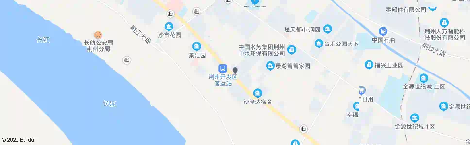 荆州燎原菜场_公交站地图_荆州公交_妙搜公交查询2025
