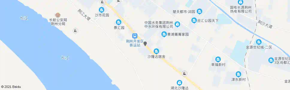 荆州东印_公交站地图_荆州公交_妙搜公交查询2025