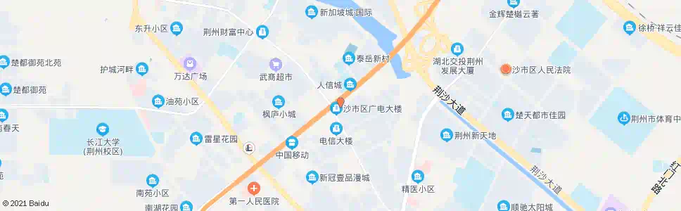 荆州电视台_公交站地图_荆州公交_妙搜公交查询2025