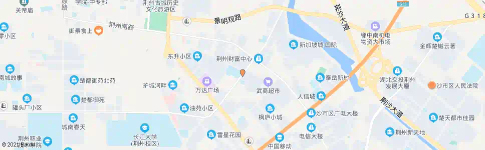 荆州武德路_公交站地图_荆州公交_妙搜公交查询2025