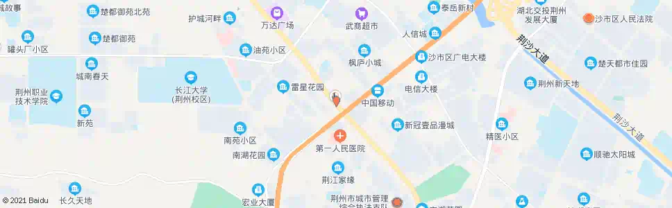 荆州太岳路_公交站地图_荆州公交_妙搜公交查询2025