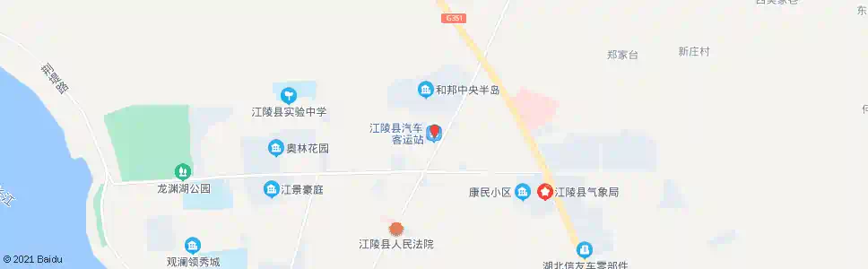 荆州江陵车站_公交站地图_荆州公交_妙搜公交查询2025