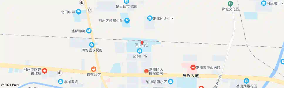 荆州电排站_公交站地图_荆州公交_妙搜公交查询2025
