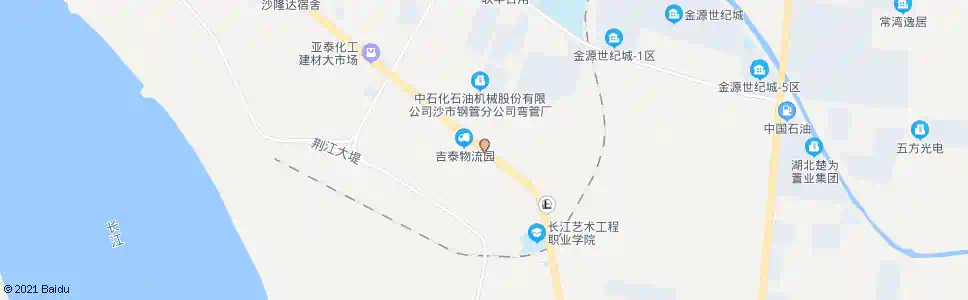 荆州沙市钢管厂_公交站地图_荆州公交_妙搜公交查询2025