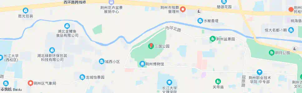 荆州三国公园_公交站地图_荆州公交_妙搜公交查询2025