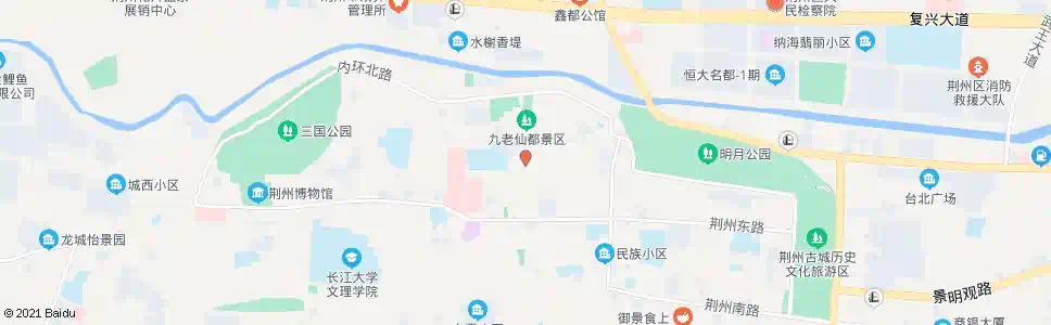 荆州市军分区_公交站地图_荆州公交_妙搜公交查询2025