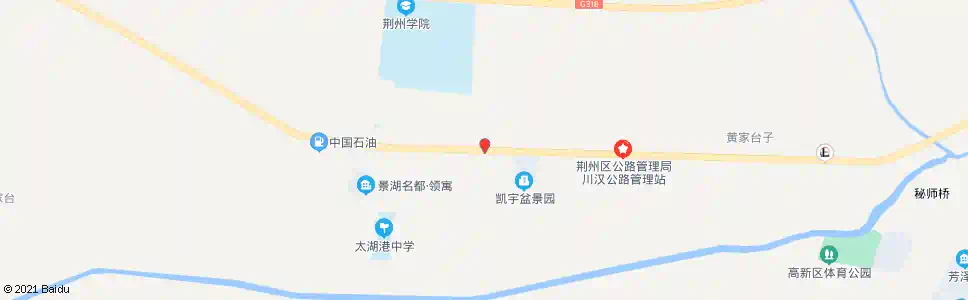 荆州太湖医院_公交站地图_荆州公交_妙搜公交查询2025