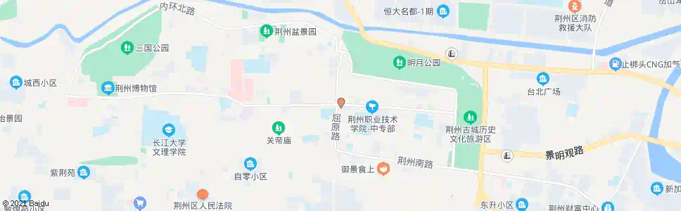 荆州白云农行_公交站地图_荆州公交_妙搜公交查询2025