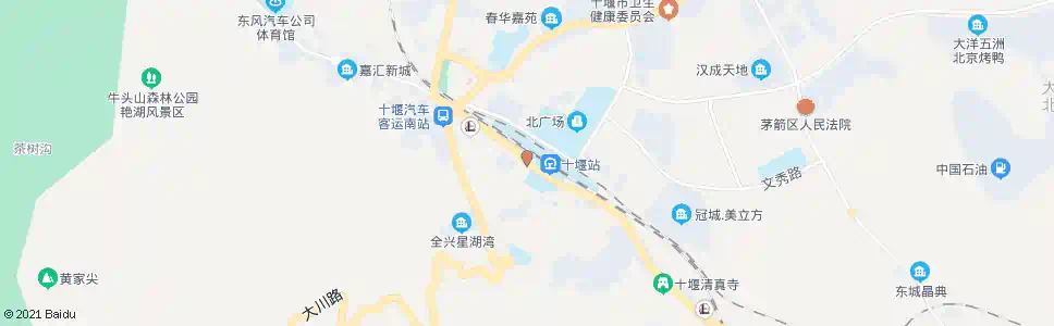 十堰火车站(隧道口)_公交站地图_十堰公交_妙搜公交查询2025