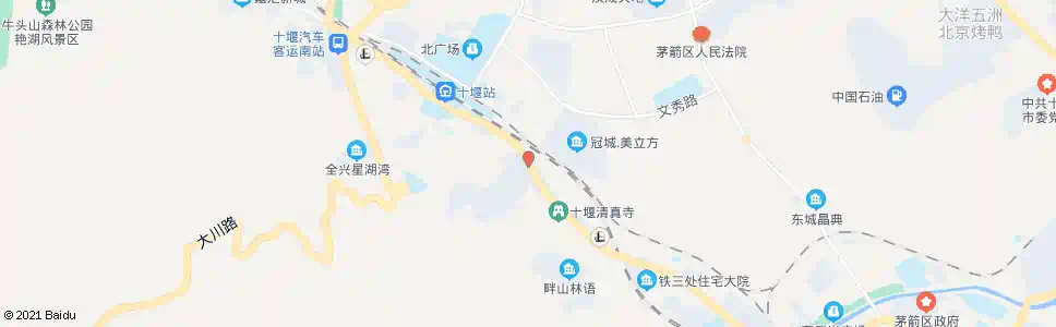 十堰辰泓建材市场_公交站地图_十堰公交_妙搜公交查询2025