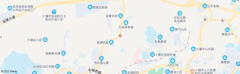 十堰六一厂二号门_公交站地图_十堰公交_妙搜公交查询2025