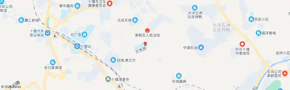 十堰重庆路小学_公交站地图_十堰公交_妙搜公交查询2025