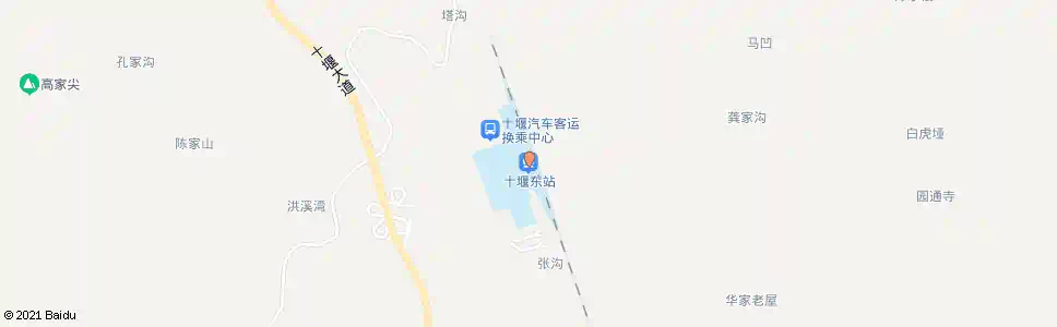 十堰东汽中心医院_公交站地图_十堰公交_妙搜公交查询2025