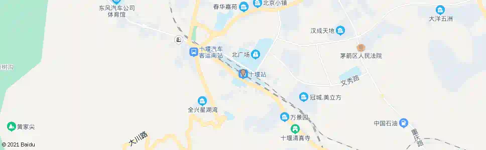 十堰堰南商场_公交站地图_十堰公交_妙搜公交查询2025