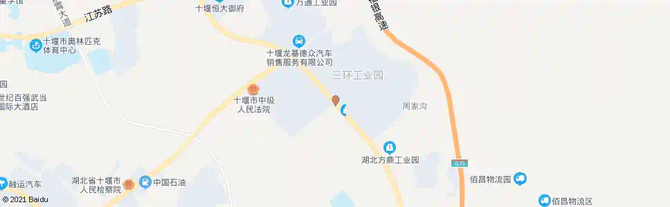 十堰三环工业园_公交站地图_十堰公交_妙搜公交查询2025