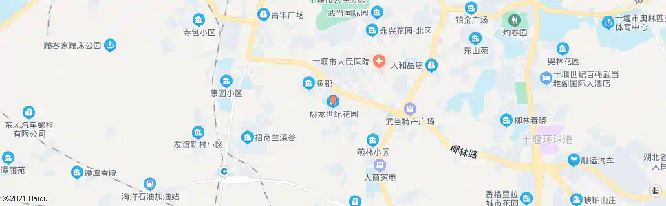 十堰世纪花园_公交站地图_十堰公交_妙搜公交查询2025