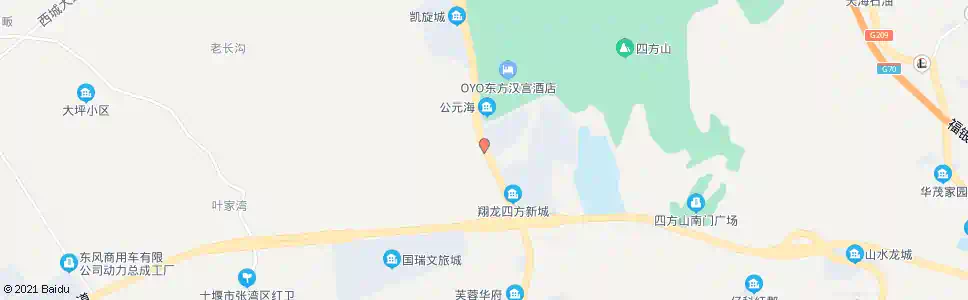 十堰半山尚_公交站地图_十堰公交_妙搜公交查询2025