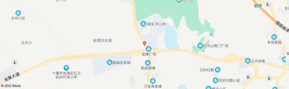 十堰四方新城_公交站地图_十堰公交_妙搜公交查询2025