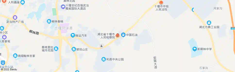 十堰检察院_公交站地图_十堰公交_妙搜公交查询2025