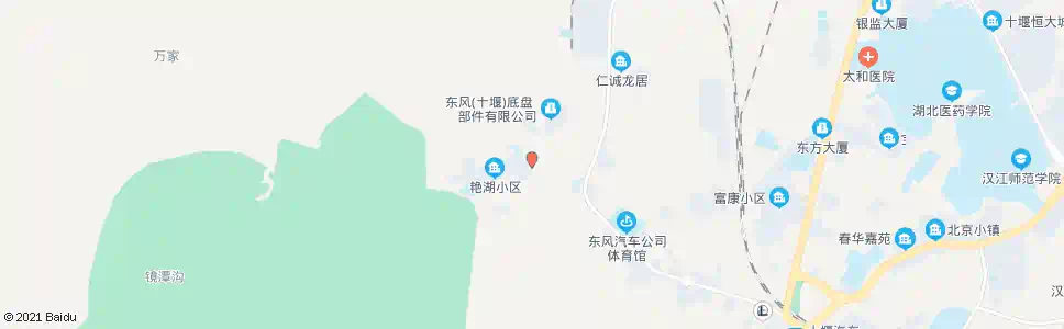十堰艳湖新村_公交站地图_十堰公交_妙搜公交查询2025