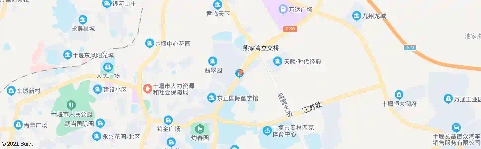 十堰熊家湾转盘_公交站地图_十堰公交_妙搜公交查询2025