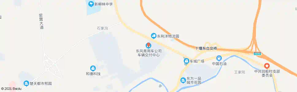 十堰东风商业车公司_公交站地图_十堰公交_妙搜公交查询2025