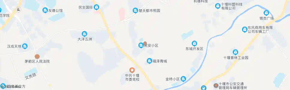 十堰李家边小区_公交站地图_十堰公交_妙搜公交查询2025
