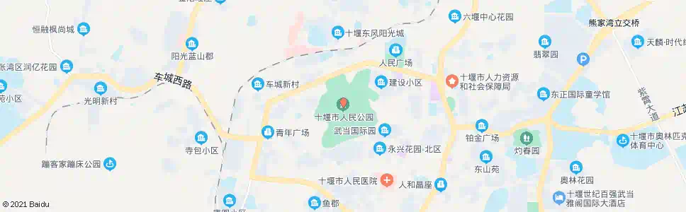十堰人民公园_公交站地图_十堰公交_妙搜公交查询2025
