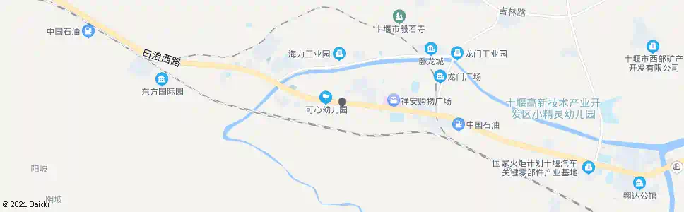 十堰公交二公司(3号站台)_公交站地图_十堰公交_妙搜公交查询2025