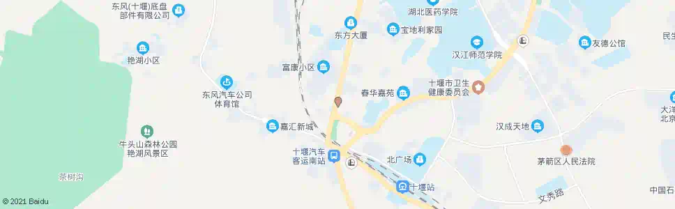 十堰青少年宫_公交站地图_十堰公交_妙搜公交查询2025
