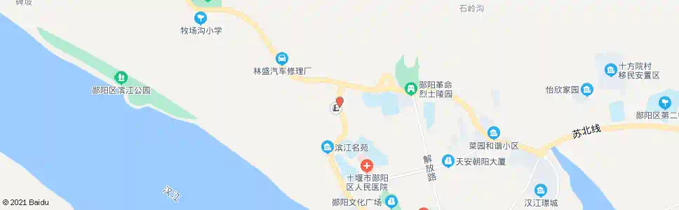 十堰东汽修造厂_公交站地图_十堰公交_妙搜公交查询2025