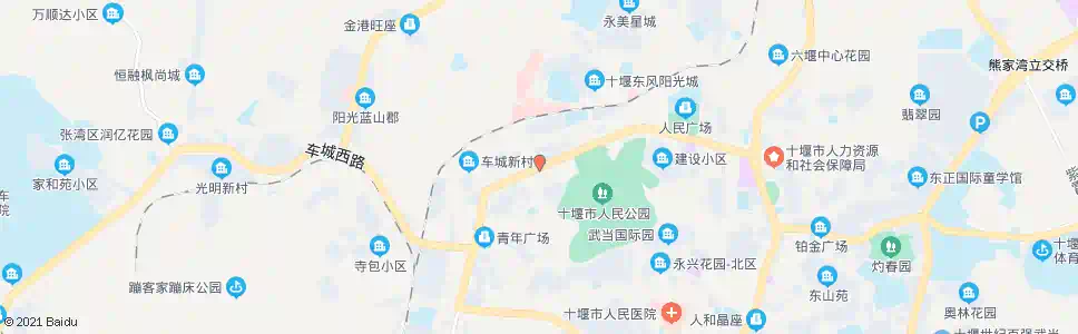 十堰东风总医院_公交站地图_十堰公交_妙搜公交查询2025