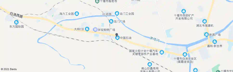 十堰东风渝安公司_公交站地图_十堰公交_妙搜公交查询2025