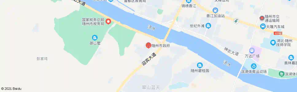 随州市政府_公交站地图_随州公交_妙搜公交查询2025