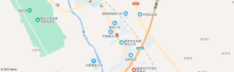 随州荒坡坎_公交站地图_随州公交_妙搜公交查询2025