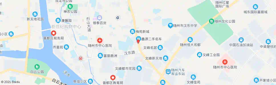 随州鹿鹤转盘北_公交站地图_随州公交_妙搜公交查询2025