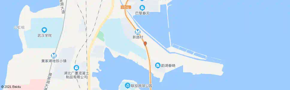 武汉文化大道大港村_公交站地图_武汉公交_妙搜公交查询2025