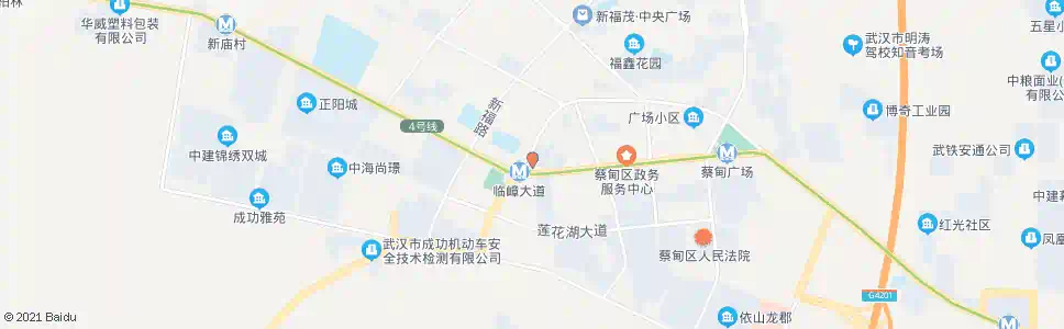 武汉福康路常德路_公交站地图_武汉公交_妙搜公交查询2025